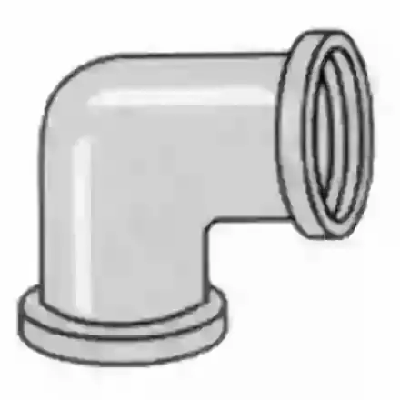 Elbow - female to female thread